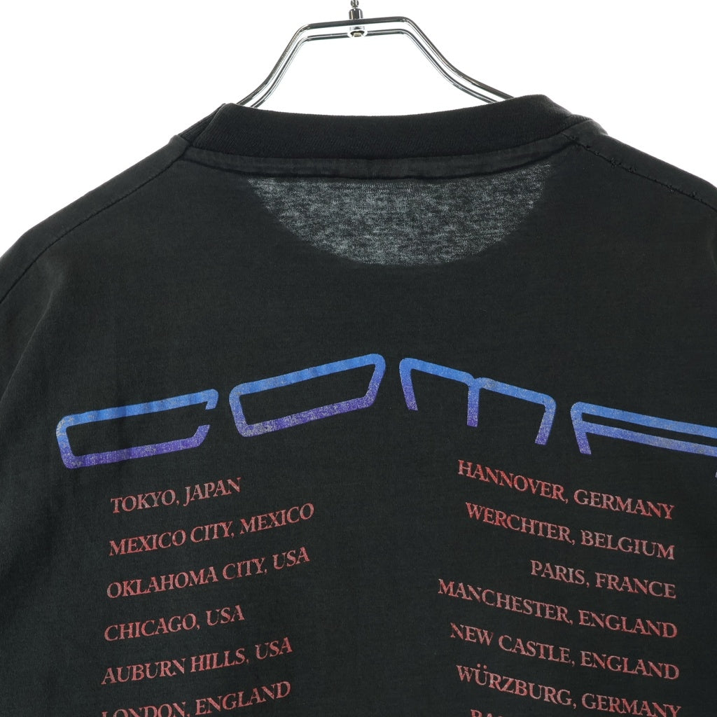 VINTAGE(ヴィンテージ) 90s GUNS N' ROSES COMA TOUR 1992 ガンズアンドローゼズ バンド 半袖Tシャツ カットソー ブラック
