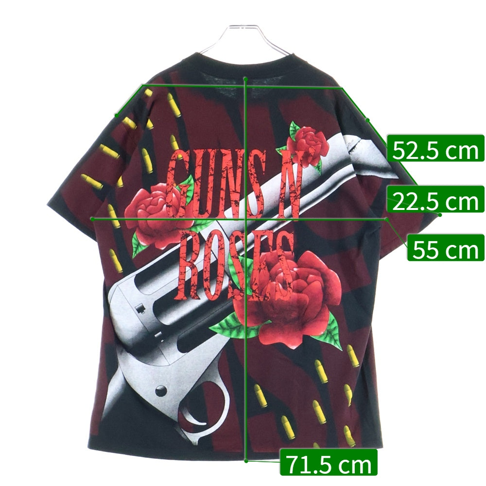VINTAGE(ヴィンテージ) 90s VINTAGE GUNS N' ROSES ガンズ・アンド・ローゼズ ブートレグ 半袖Tシャツ ブラック