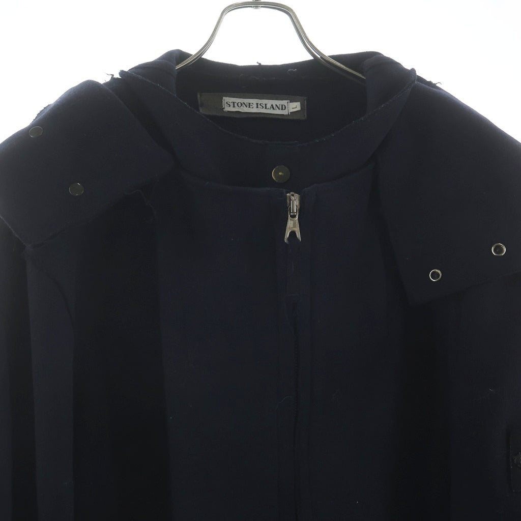 STONE ISLAND(ストーンアイランド) 90S VINTAGE Wool Duffle Coat ウール ダッフルコート ネイビー 21154B04