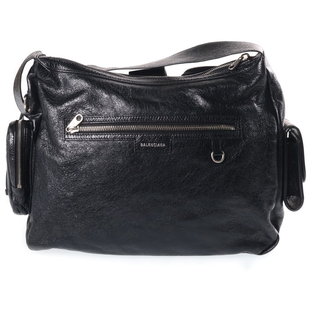 BALENCIAGA(バレンシアガ) スーパービジー ショルダーバッグ レザー ブラック 785297 レディース