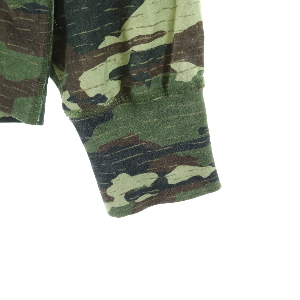 Acne Studios(アクネ ストゥディオズ) CAMOUFLAGE HOODIE SWEATSHIRT BI0195 カモフラージュ ロゴラインストーン パーカー グリーン