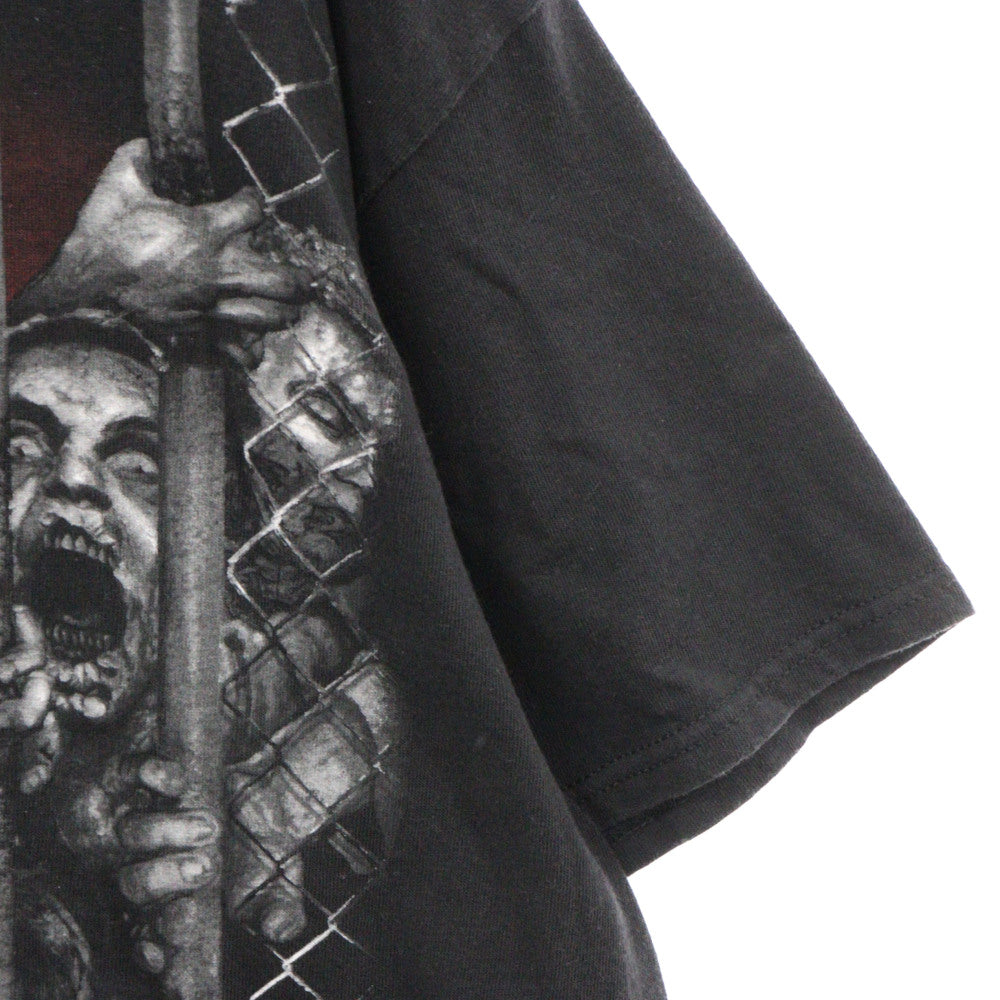 VINTAGE(ヴィンテージ) 00s The Walking Dead ウォーキングデッド プリント 半袖Tシャツ カットソー ブラック