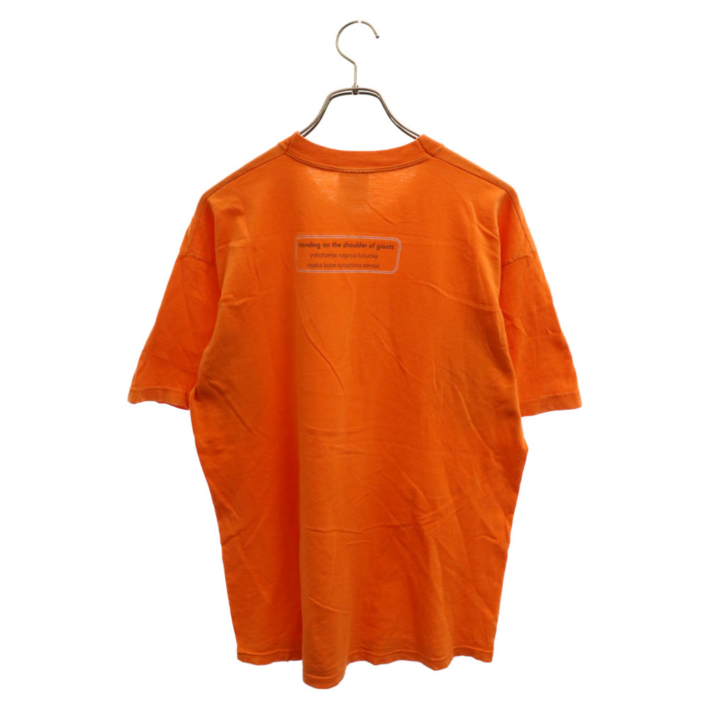 VINTAGE(ヴィンテージ) 00S VINTEGE OASIS Standing On The Shoulder Of GiantsTEE オアシス 両面プリントツアー半袖Tシャツ カットソー オレンジ ヴィンテージ