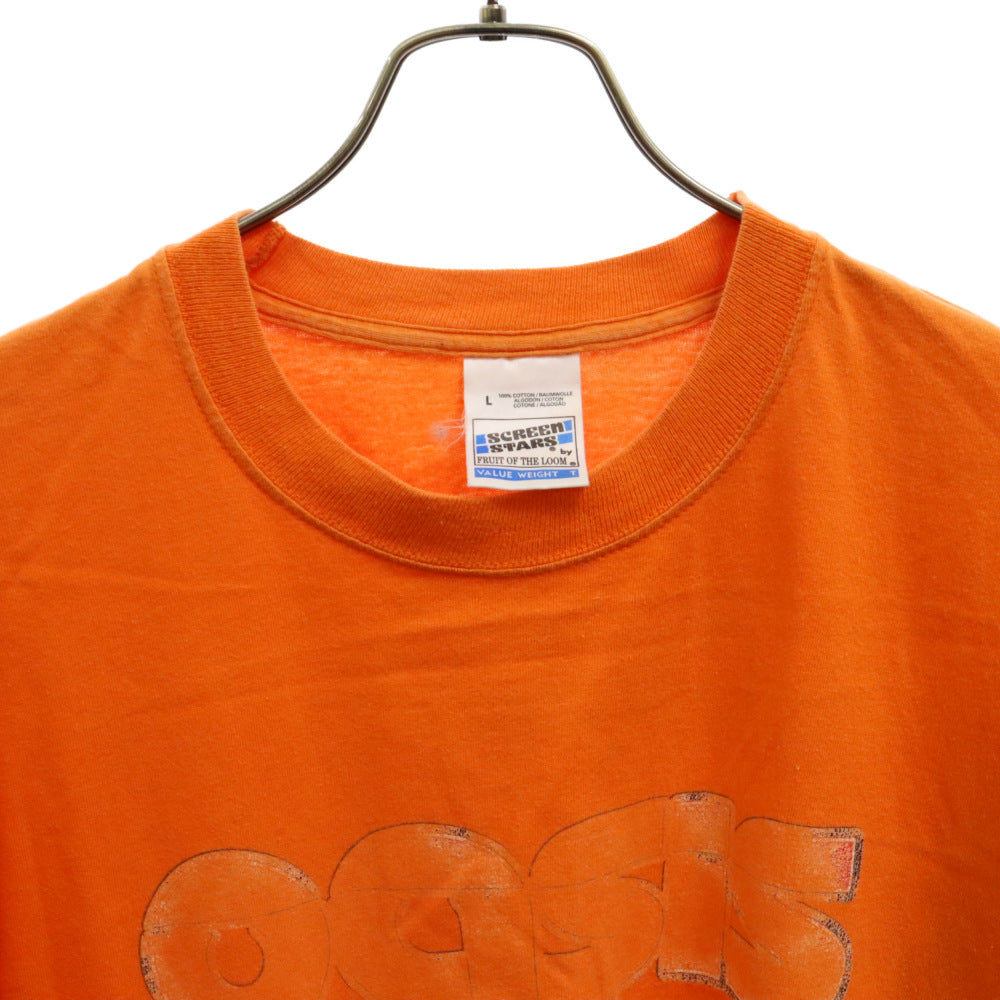 VINTAGE(ヴィンテージ) 00S VINTEGE OASIS Standing On The Shoulder Of GiantsTEE オアシス 両面プリントツアー半袖Tシャツ カットソー オレンジ ヴィンテージ