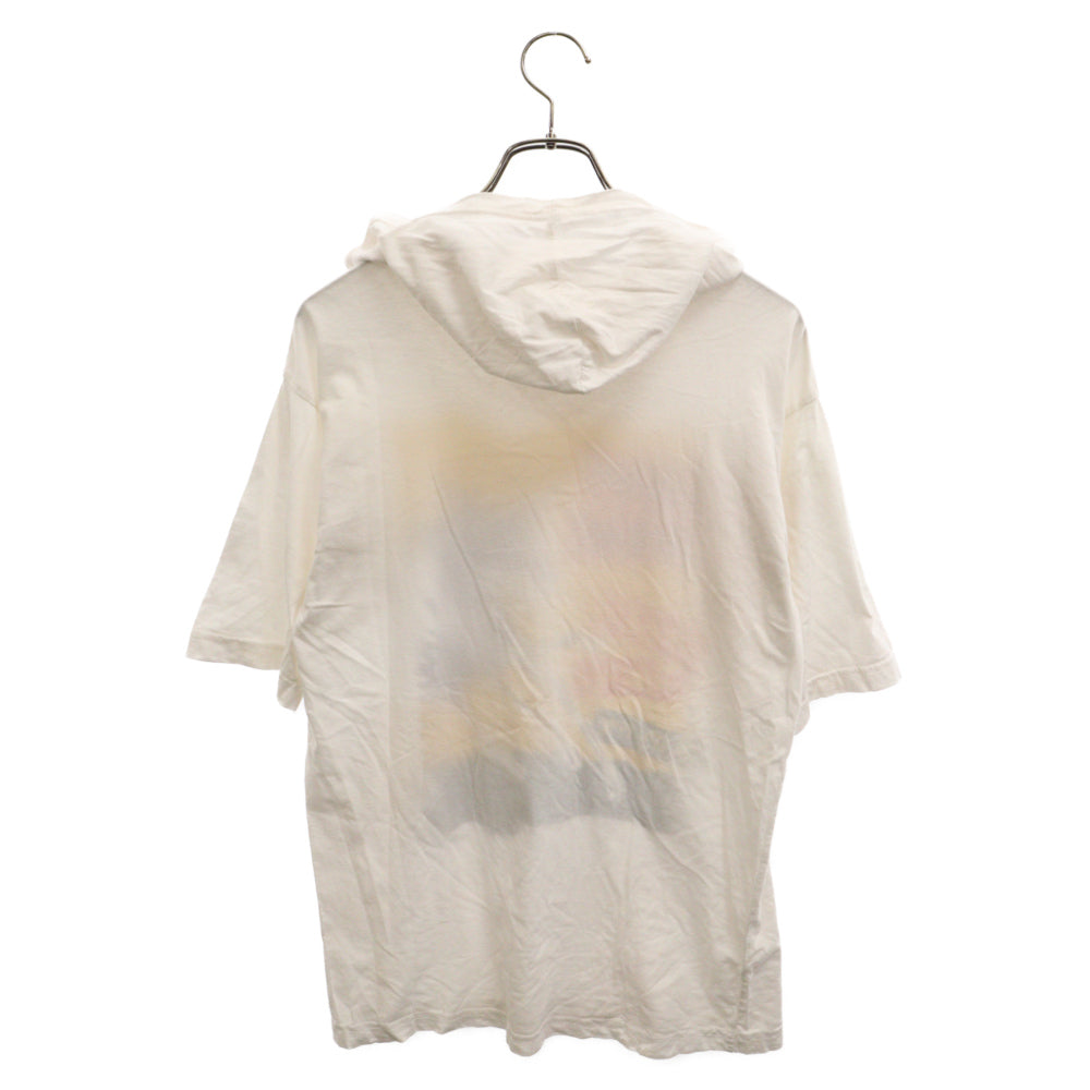 VINTAGE(ヴィンテージ) 90s THE ROLLING STONES ザローリングストーンズ フーディ 半袖Tシャツ カットソー ホワイト