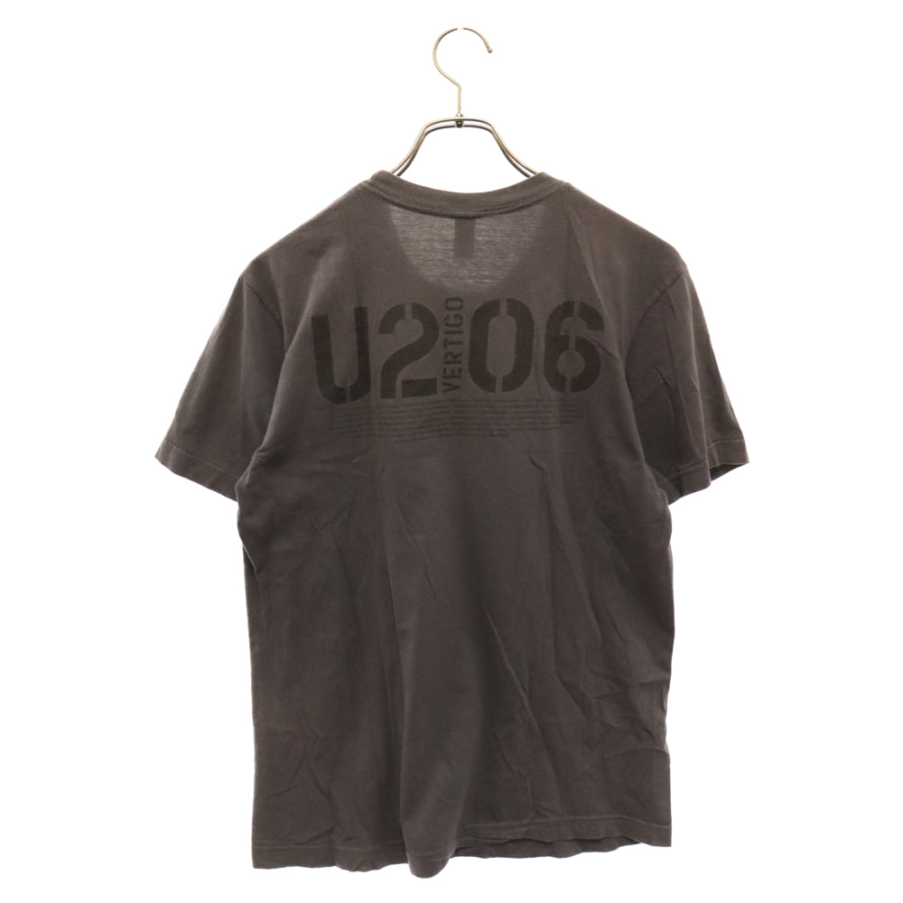 VINTAGE(ヴィンテージ) 00s VINTAGE U2 VERTIGO 2006 TOUR 両面プリント半袖Tシャツ カットソー ブラック ヴィンテージ