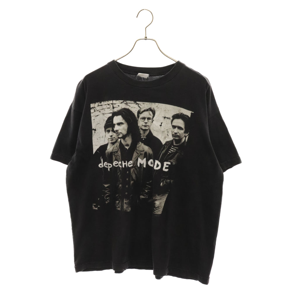VINTAGE(ヴィンテージ) 90s Depeche Mode TOUR ディペッシュ モード バンド プリント 半袖Tシャツ カットソー ブラック