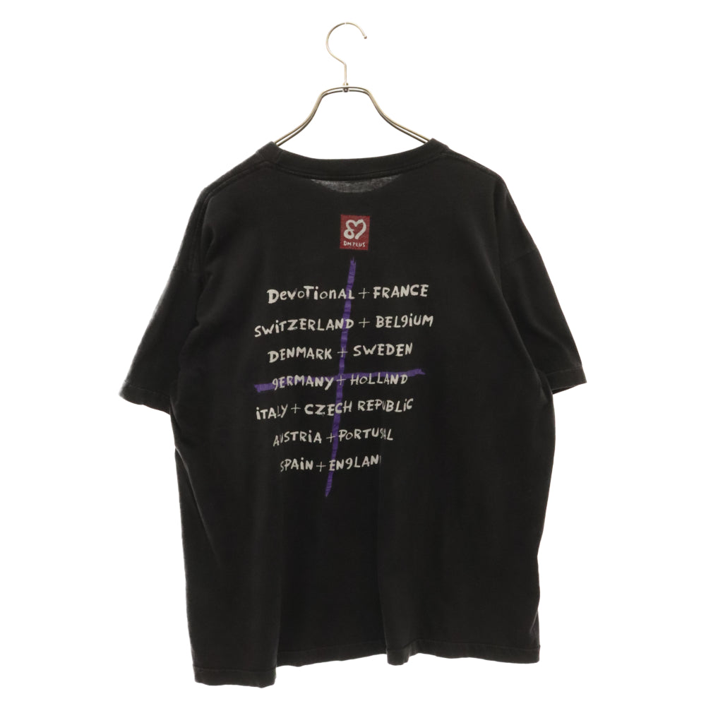 VINTAGE(ヴィンテージ) 90s Depeche Mode TOUR ディペッシュ モード バンド プリント 半袖Tシャツ カットソー ブラック