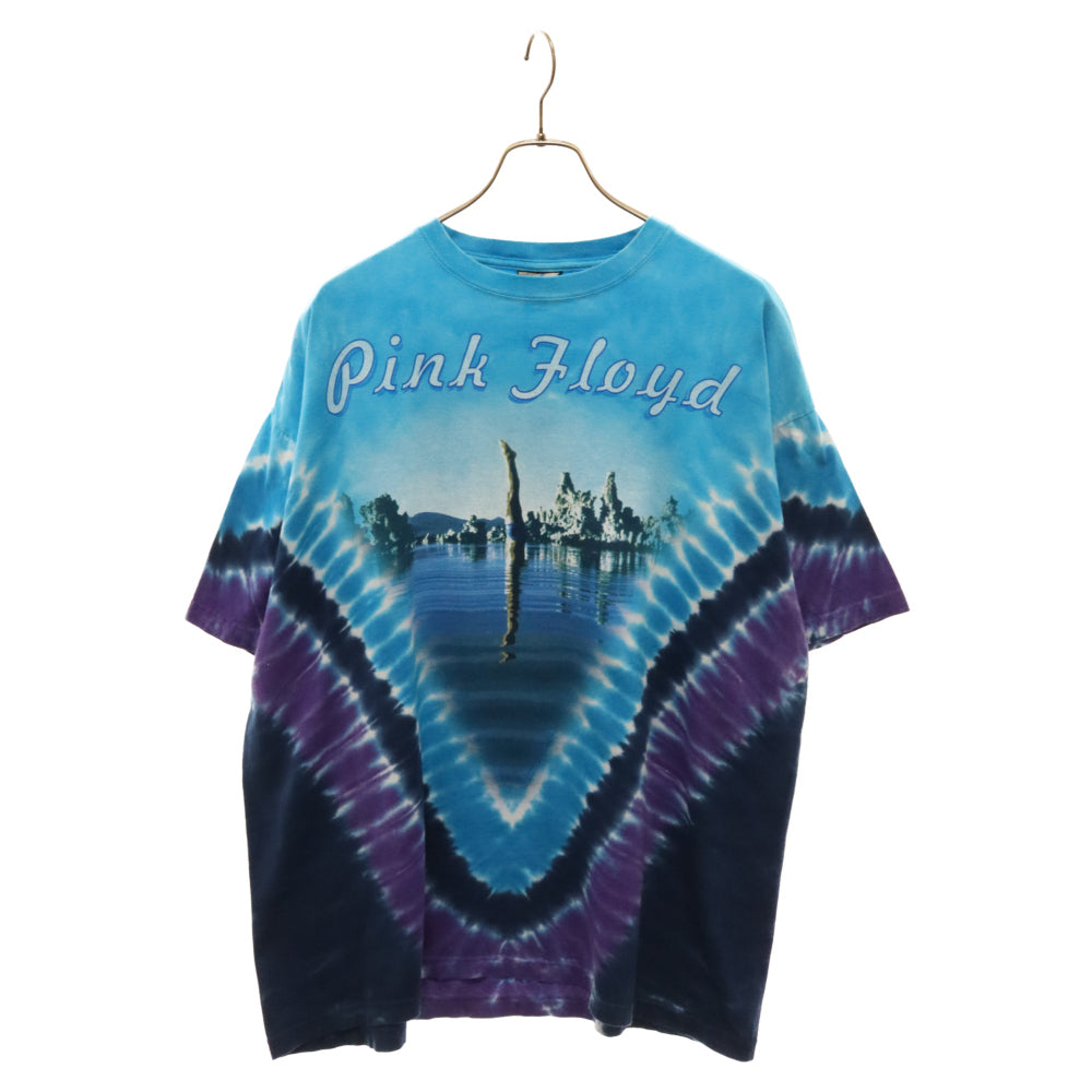 VINTAGE(ヴィンテージ) 90s PINK FLOYD WISH YOU WERE HERE ピンクフロイド タイダイ バンド 半袖Tシャツ カットソー ブルー