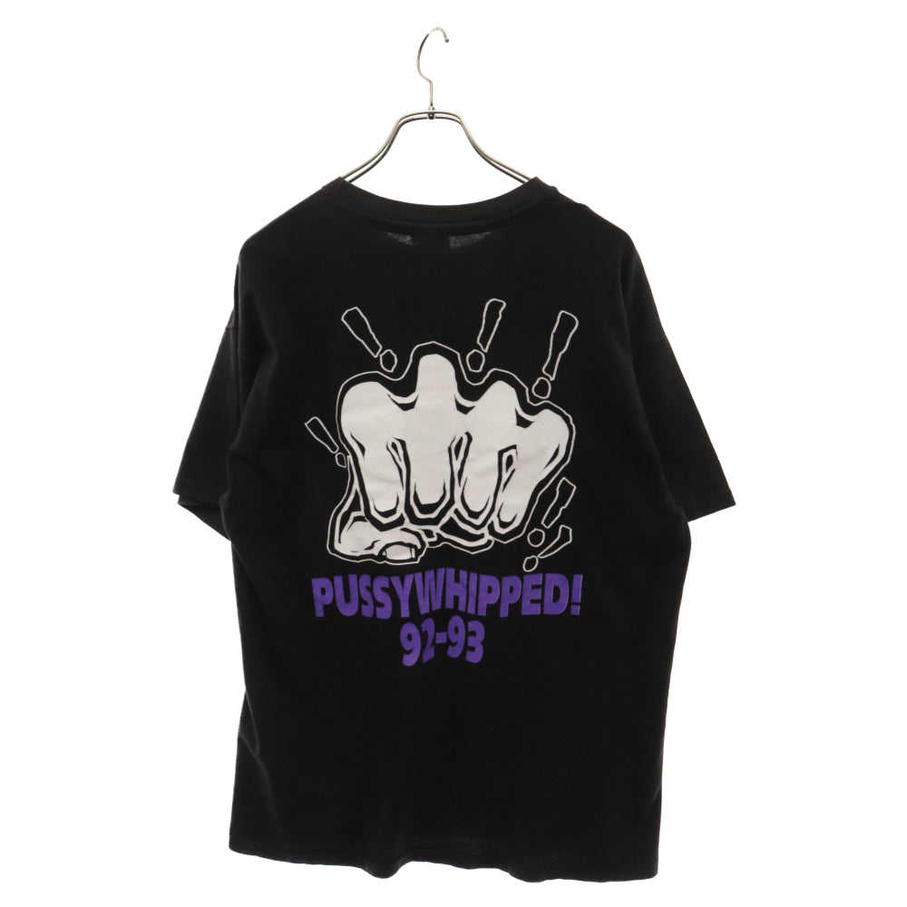 VINTAGE(ヴィンテージ) 90s FASTER PUSSYCAT ファスタープッシーキャット バンドプリント 半袖Tシャツ カットソー ブラック