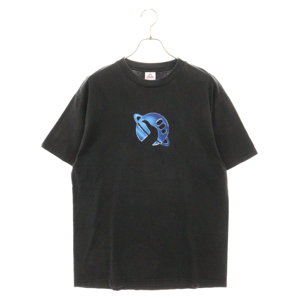 VINTAGE(ヴィンテージ) 00s THE HITCHHIKERS GUIDE TO THE GALAXY 銀河ヒッチハイクガイド ムービー プリント 半袖Tシャツ カットソー ブラック