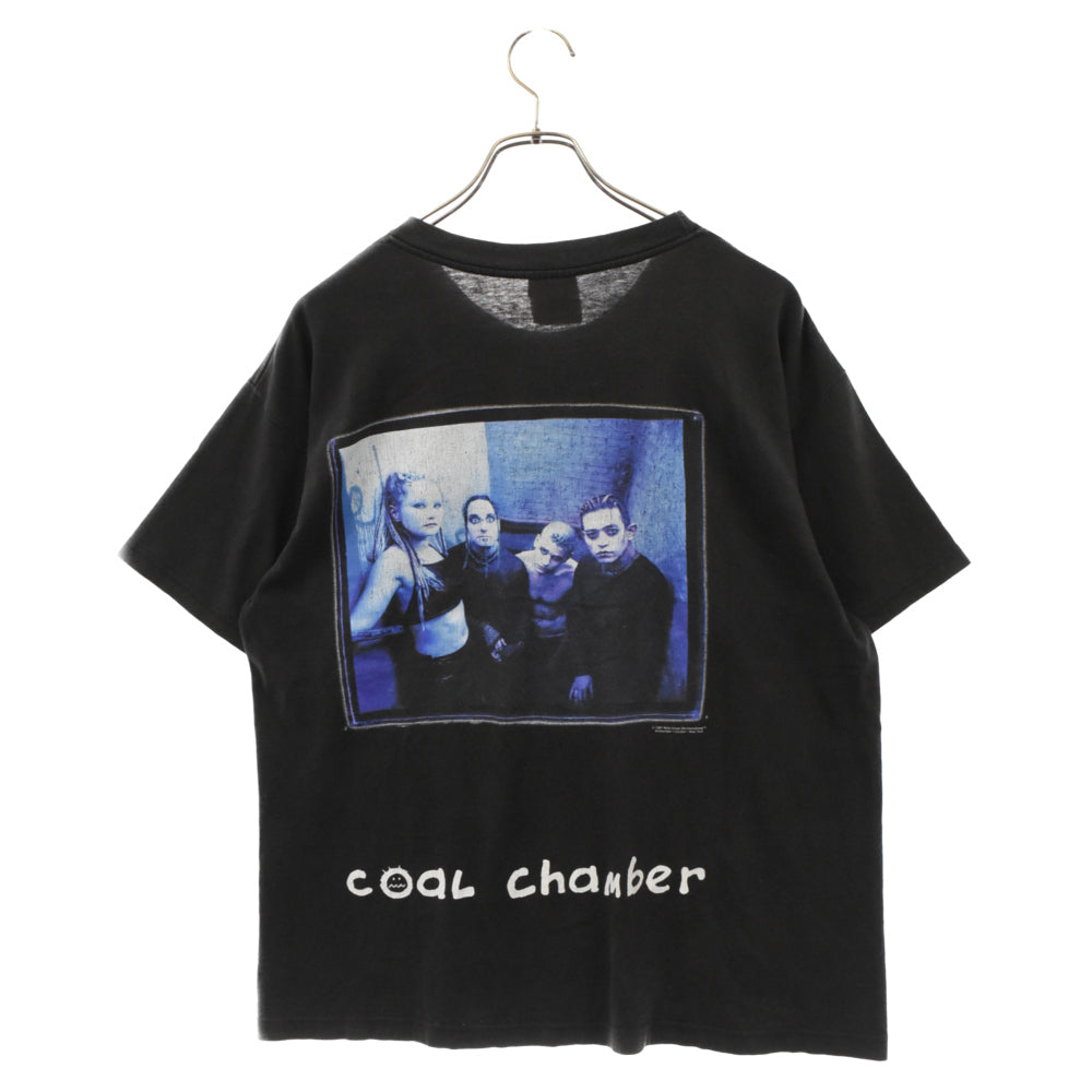 VINTAGE(ヴィンテージ) 90s COAL CHAMBER コールチャンバー バンド プリント 半袖Tシャツ カットソー ブラック