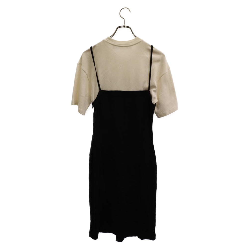 OFF-WHITE(オフホワイト) FREE WINONA OWDB260E20FAB001 フロントロゴ ドレスワンピース レディース ホワイト/ブラック