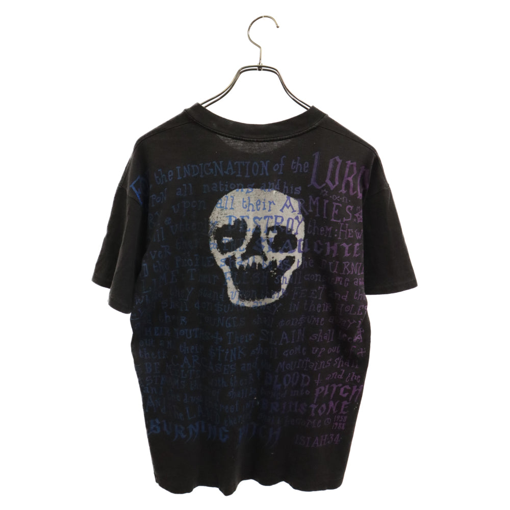 VINTAGE(ヴィンテージ) 90s VINTAGE MOSQUITOHEAD PEACE SIGN TEE モスキートヘッド 両面プリント半袖Tシャツ カットソー ブラック ヴィンテージ