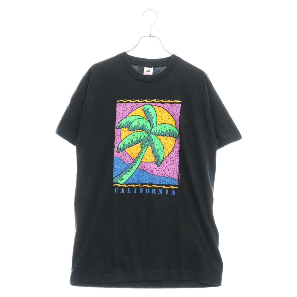VINTAGE(ヴィンテージ) 90s CALIFORNIA カリフォルニア プリント 半袖Tシャツ カットソー ブラック