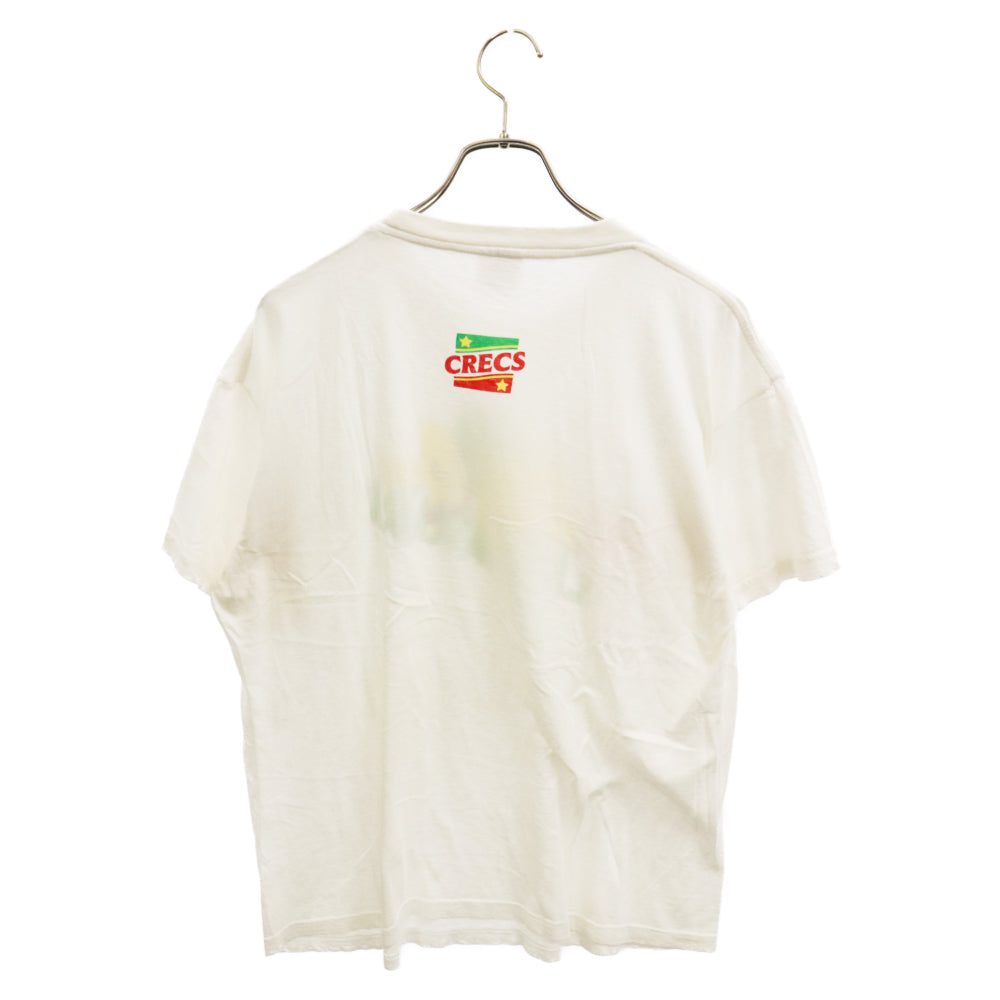 VINTAGE(ヴィンテージ) 90s MASC CRECS マスク クレクス 企業 プリント 半袖Tシャツ カットソー ホワイト