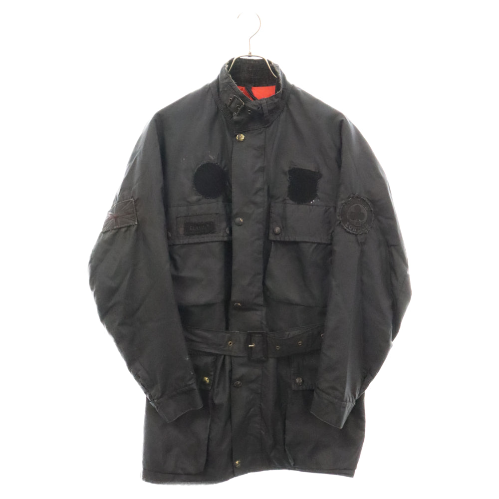 BELSTAFF(ベルスタッフ) 90s Nylon Jacket パッチワークナイロンジャケット ブラック ヴィンテージ