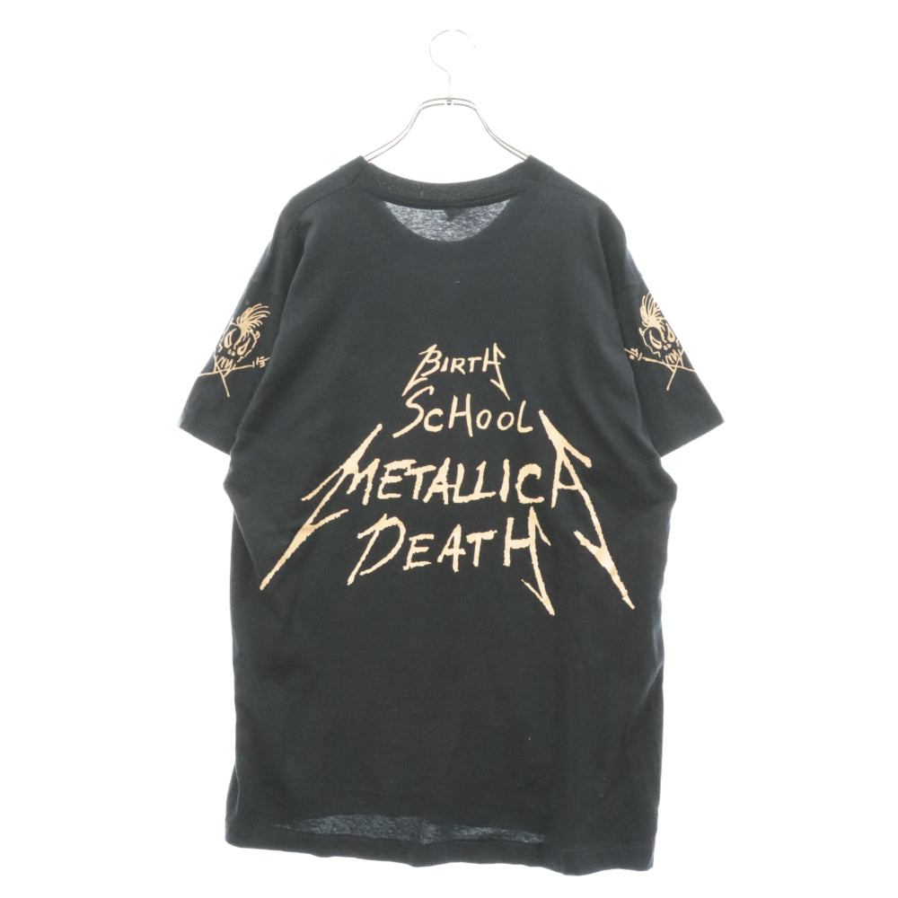 VINTAGE(ヴィンテージ) 90s METALLICA 1992 BIRTH SCHOOL METALLICA DEATH TEE メタリカ 両面プリント半袖Tシャツ カットソー ブラック