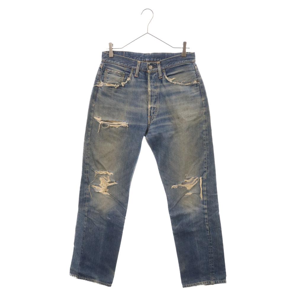 Levi's(リーバイス) 60s VINTAGE 501 BIG E ボタン裏刻印6 Vステッチ ボタンフライ デニムパンツ インディゴ ヴィンテージ