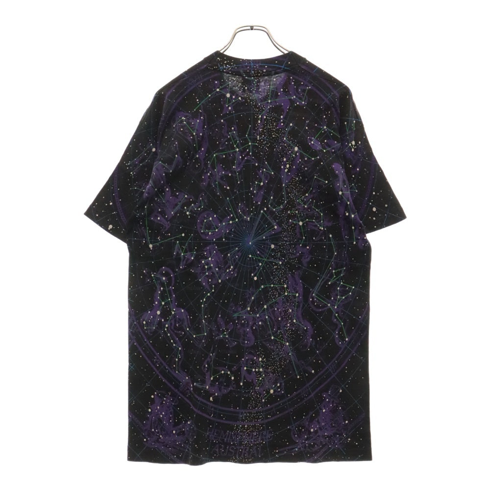 VINTAGE(ヴィンテージ) 90s LIQUID BLUE TEE リキッドブルー 天体観測 両面プリント半袖Tシャツ カットソー ブラック ヴィンテージ