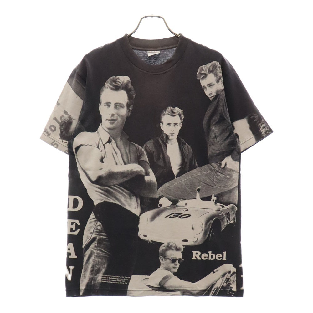 VINTAGE(ヴィンテージ) 90 00s James Dean Movie TEE ジェームズ ディーン ムービー 両面プリント半袖Tシャツ カットソー ブラック