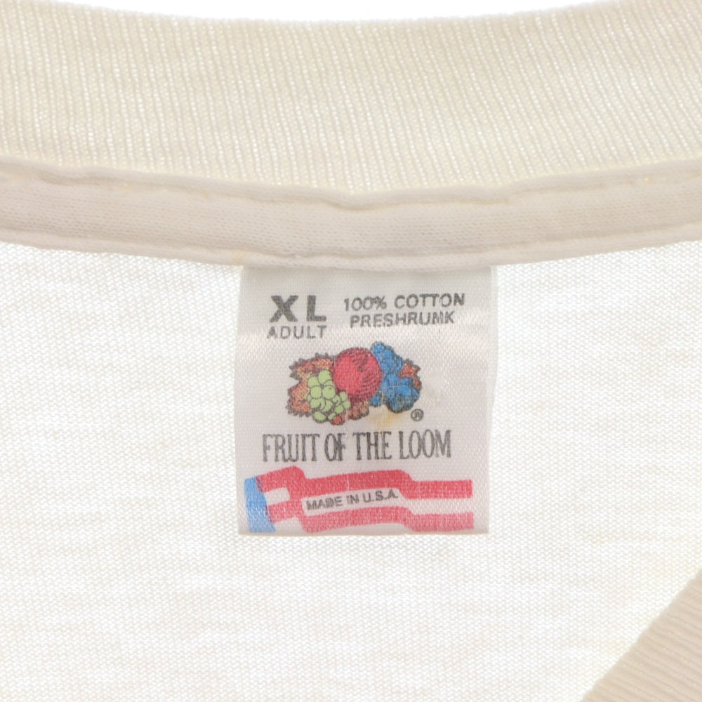 VINTAGE(ヴィンテージ) 90s DON ROCK TEE ドンロック フロントプリント半袖Tシャツ カットソー ホワイト