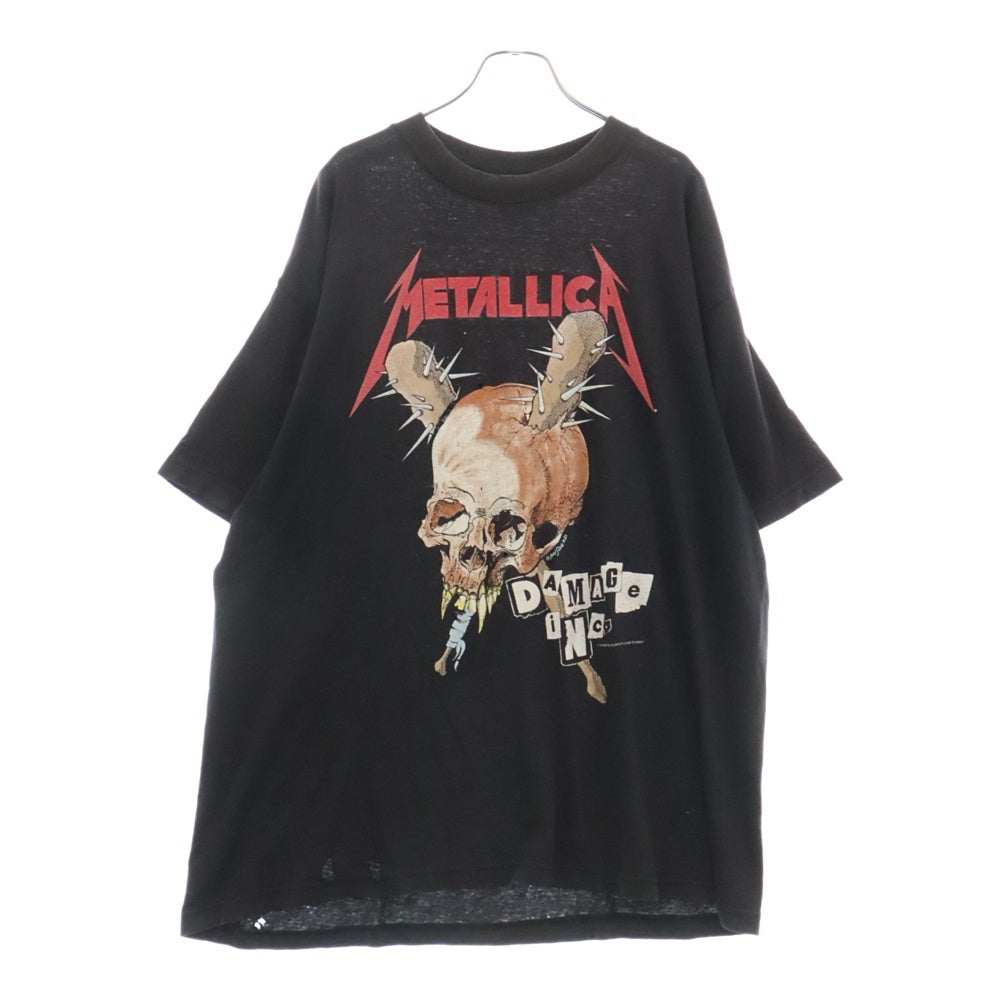 VINTAGE(ヴィンテージ) 00s‐90s VINTAGE METALLICA PUSHEAD King Bee Rock Gallery メタリカ パスヘッド キングビィーロックギャラリー プリント 半袖Tシャツ ブラック