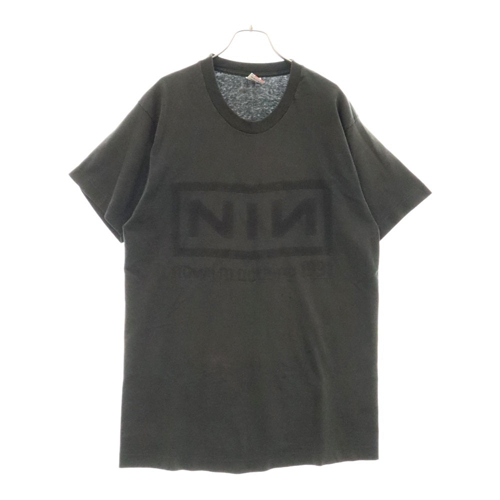 VINTAGE(ヴィンテージ) 90s NINE INCH NAILS NOW I'M NOTHING 1991 TEE ナインインチネイルズ 両面プリント半袖Tシャツ カットソー ブラック