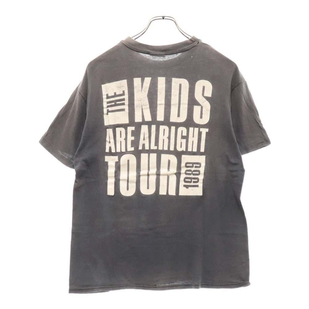 VINTAGE(ヴィンテージ) 80s THE WHO THE KIDS ARE ALRIGHT TOUR ザフー ツアー Tシャツ グレー