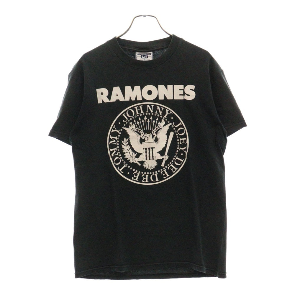 VINTAGE(ヴィンテージ) 00s RAMONES TEE ラモーンズ サークル ロゴ プリント Tシャツ ブラック