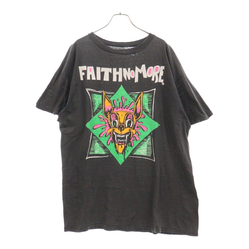 VINTAGE(ヴィンテージ) 90's Faith No More T-shirt Kozik Design フェイスノーモア 半袖プリント Tシャツ ブラック