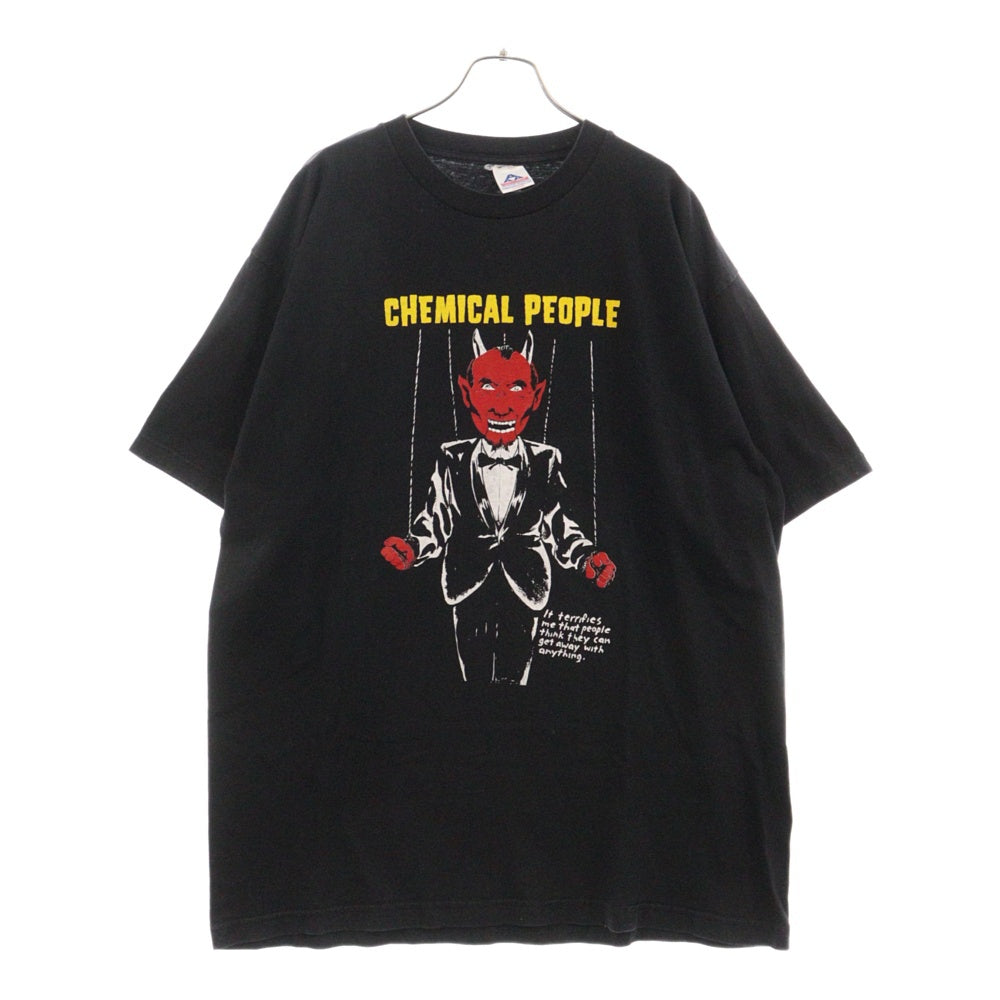 VINTAGE(ヴィンテージ) 90's CHEMICAL PEOPLE デビルTシャツ ブラック