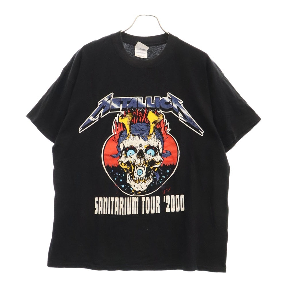 VINTAGE(ヴィンテージ) 00s METALLICA SUMMER SANITARIUM TOUR 2000 TEE メタリカ サマーツアー 2000 両面プリント半袖Tシャツ カットソー ブラック
