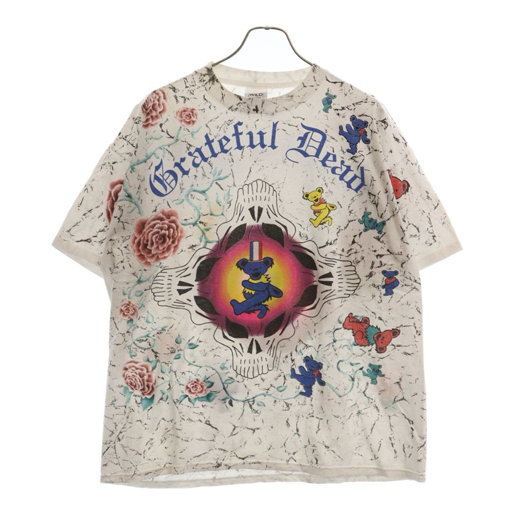 VINTAGE(ヴィンテージ) 90s Grateful Dead Allover Print Tee グレイトフルテッド フルプリント Tシャツ 半袖 カットソー ホワイト