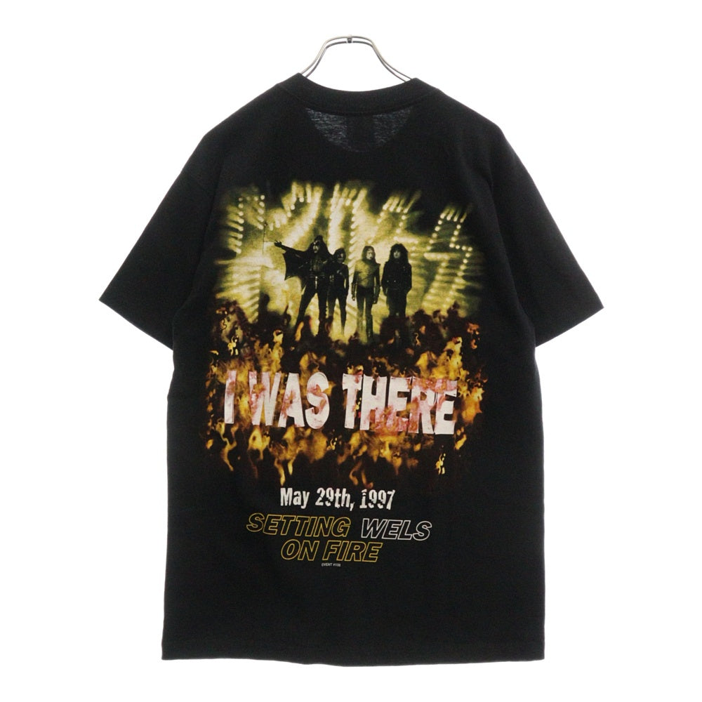 VINTAGE(ヴィンテージ) 90s CRONIES KISS 96 97' TEE キス 両面プリント ツアー半袖Tシャツ カットソー ブラック