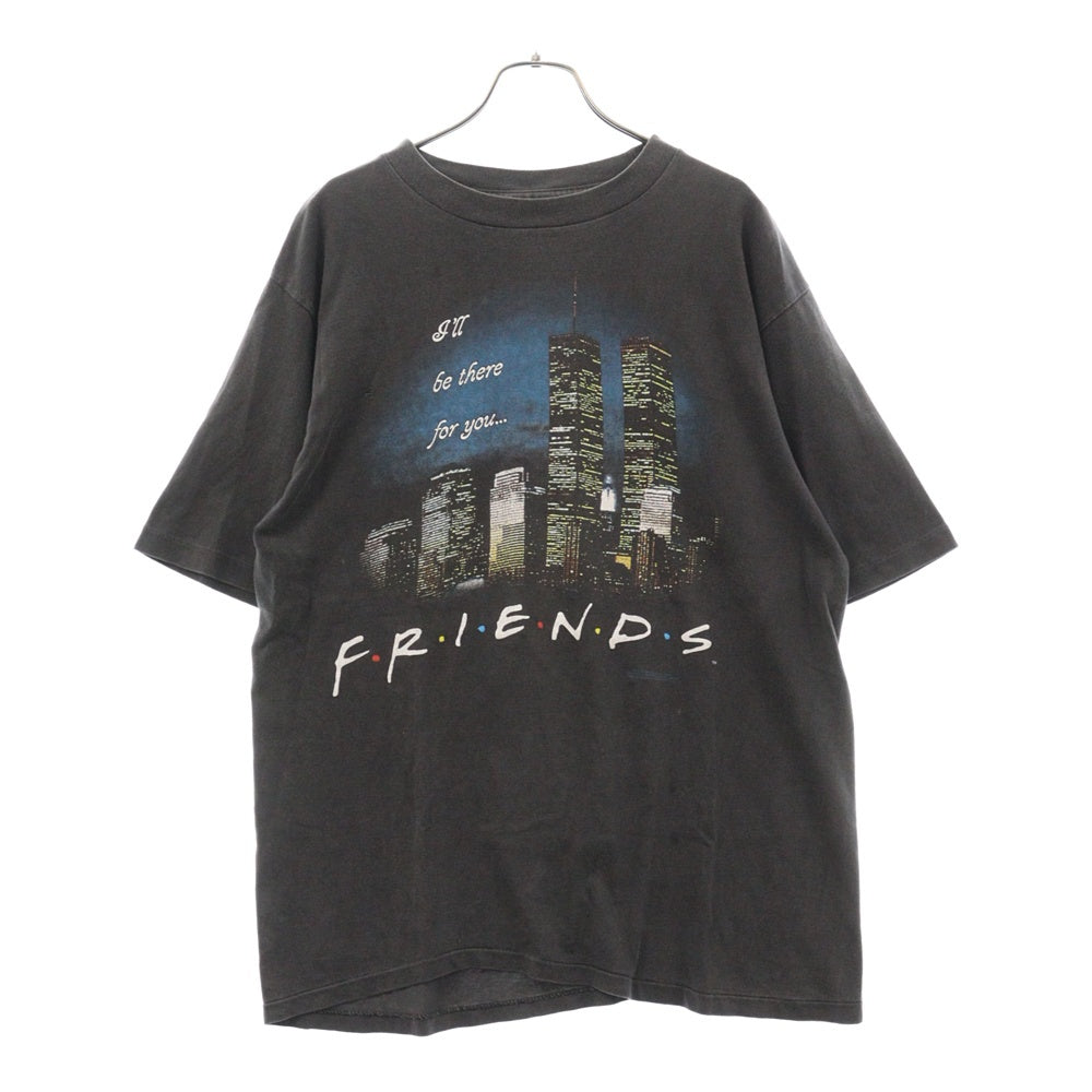 VINTAGE(ヴィンテージ) 90s FRIENDS TEE フレンズ フロントプリント半袖Tシャツ カットソー ブラック