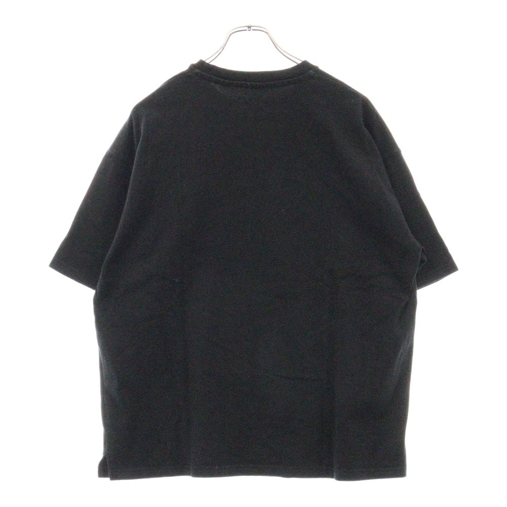 NUMBER (N)INE(ナンバーナイン) ヘビーウェイト コットン クルーネック Tシャツ 半袖カットソー ブラック 819322037