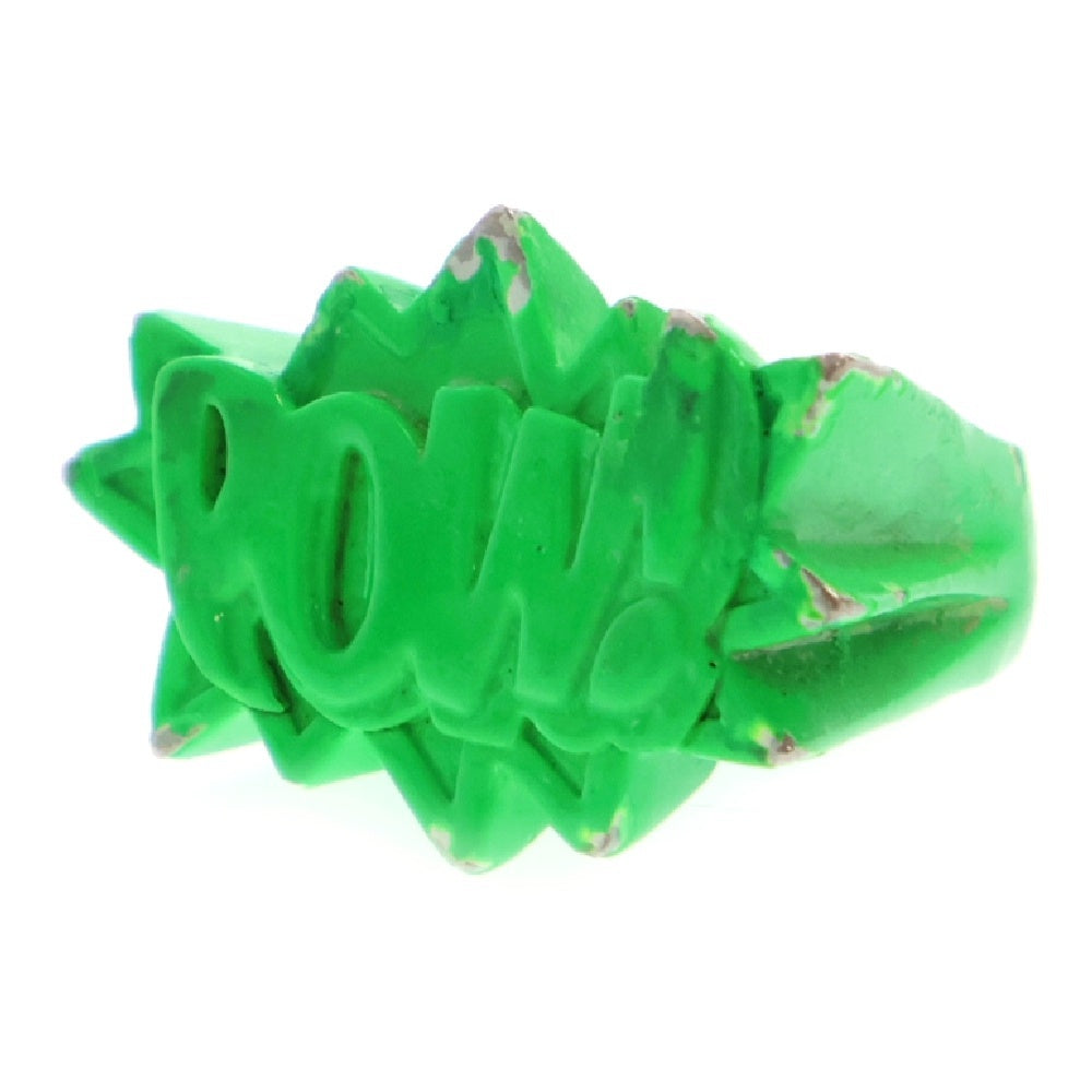 AMBUSH(アンブッシュ) POW! RING ロゴリング 指輪 グリーン