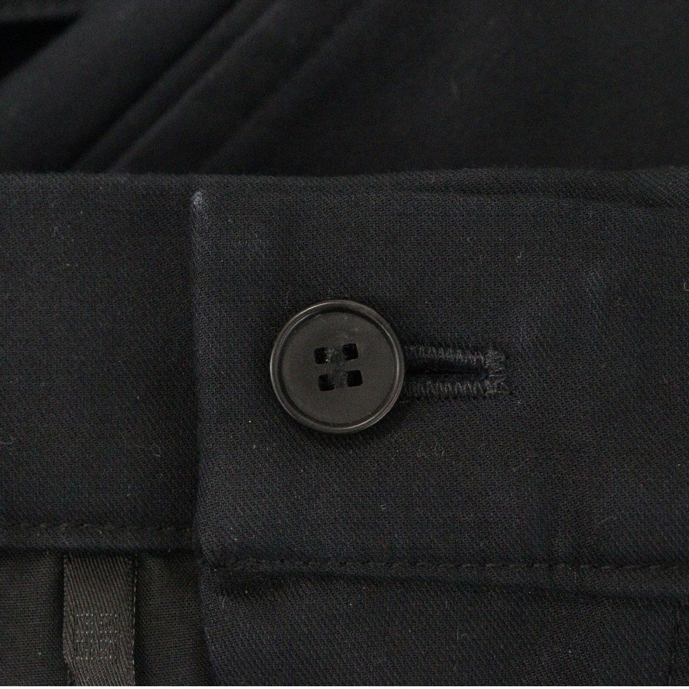 GIVENCHY(ジバンシィ) 23SS Overlayer Trousers BM50T813N8 レイヤーエフェクト ギャバジン パンツ ブラック