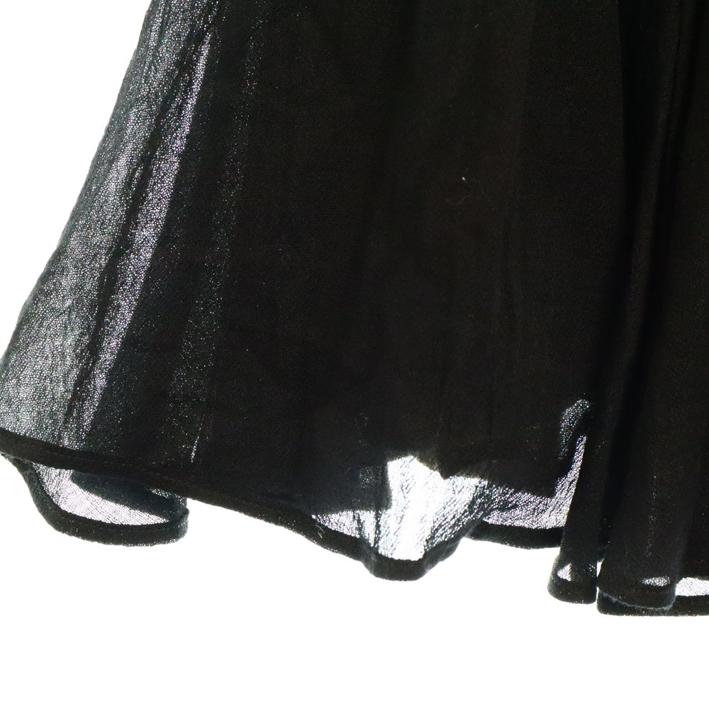 SAINT LAURENT PARIS(サンローランパリ) 18SS ギャザー プリーツ ショート スカート レディース ブラック 549905 Y594S