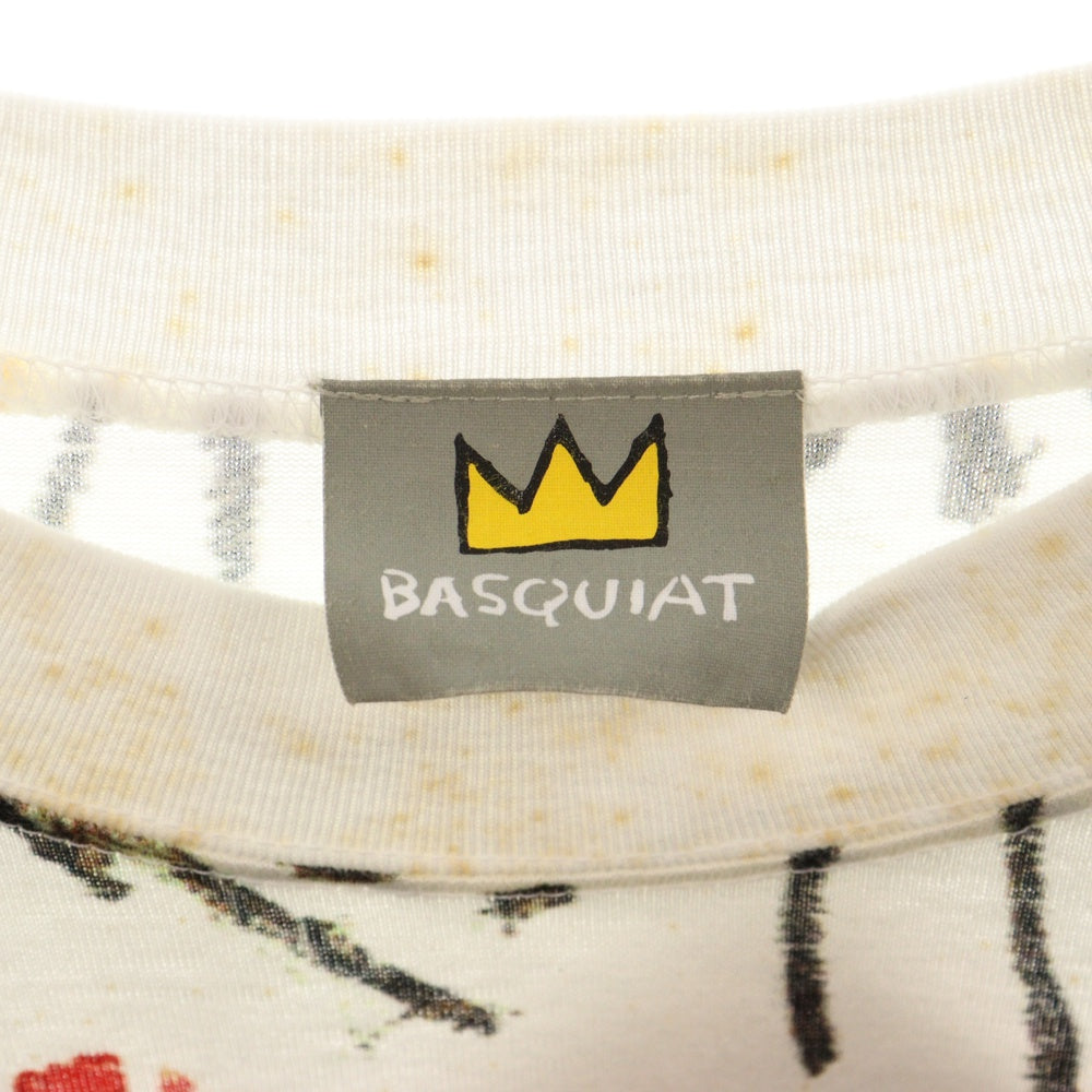 VINTAGE(ヴィンテージ) 90s Basquiat Art TEE バスキア アート両面プリント半袖 カットソー ホワイト
