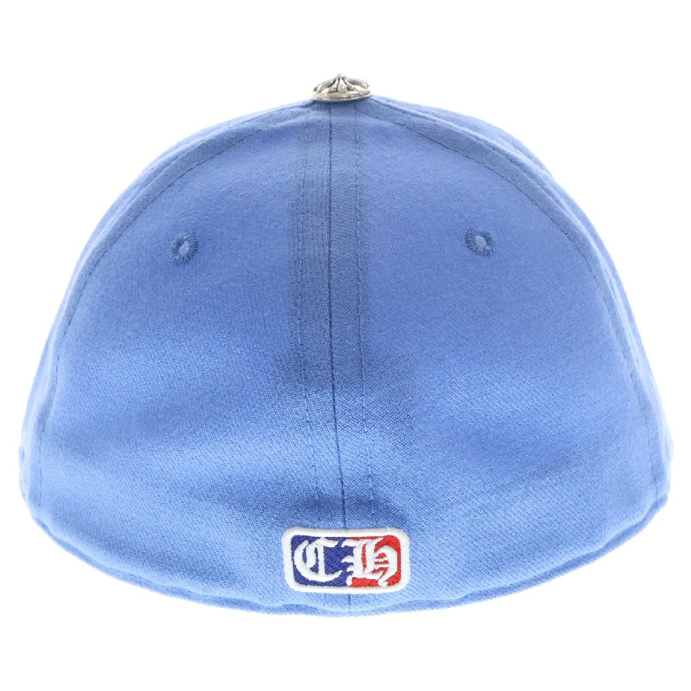 CHROME HEARTS(クロムハーツ) 7 1/4 CH HAT ハートロゴ刺繍ベースボールキャップ帽子 ブルー