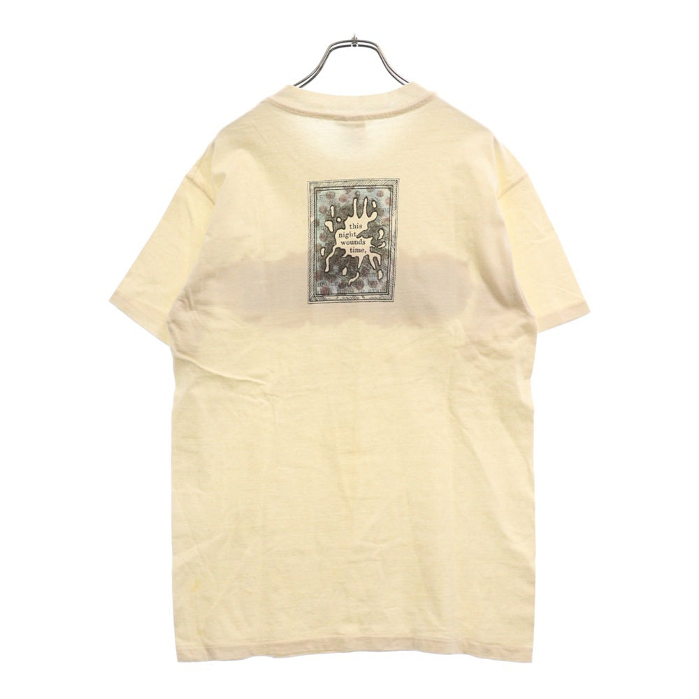 VINTAGE(ヴィンテージ) 90s King Crimson TEE キング クリムゾン アルバム Tシャツ 半袖 カットソー アイボリー