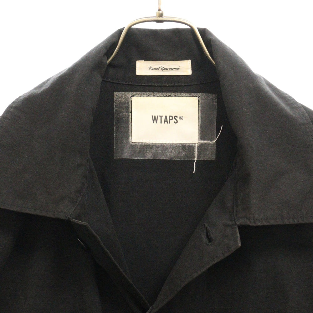 WTAPS(ダブルタップス) 18AW JUNGLE LS SHIRT ジャングル ロングスリーブ ミリタリー シャツ ブラック 182WVDT-SHM02