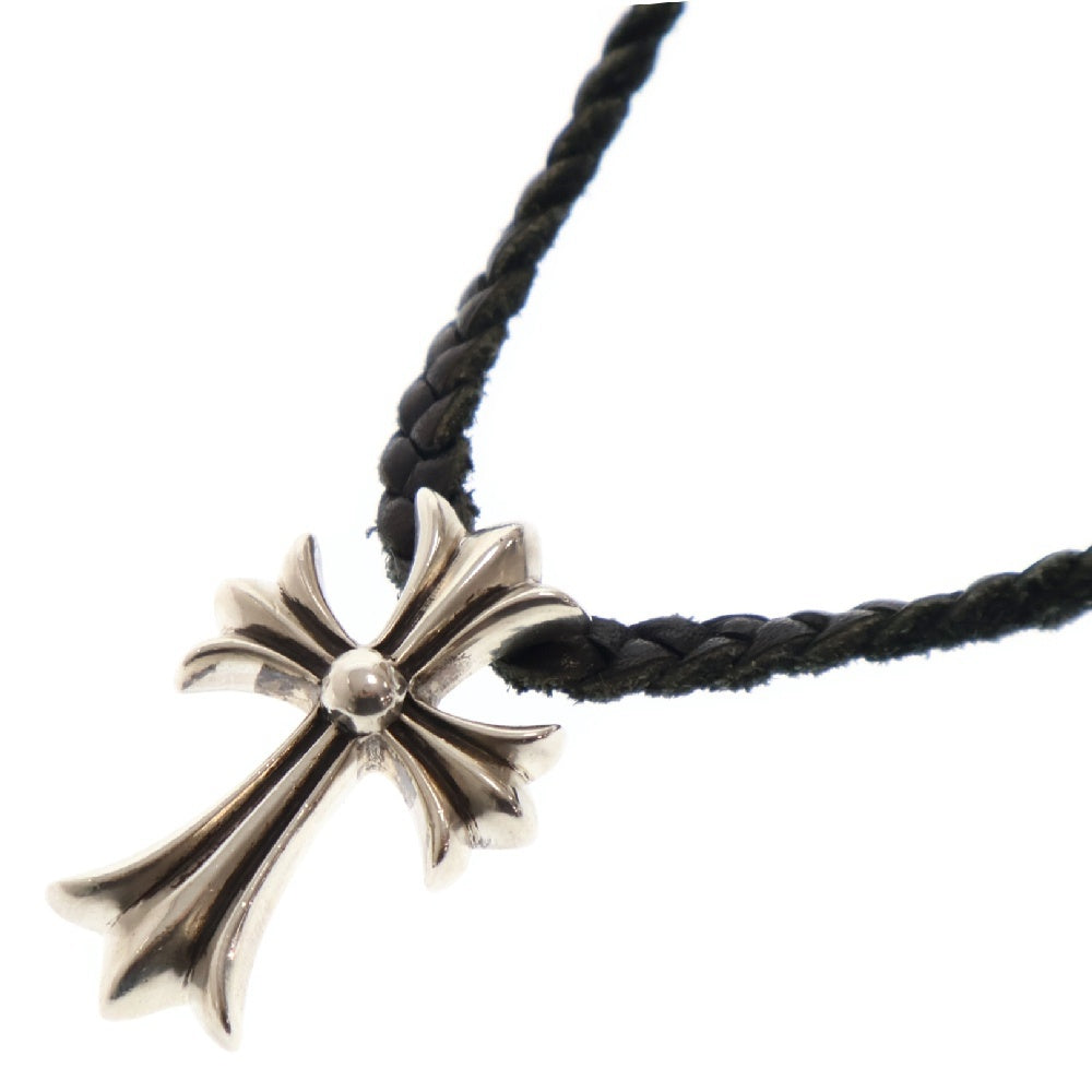 CHROME HEARTS(クロムハーツ) CH CRS SML BC スモールCHクロスボロチップ Wボロチップ シルバーネックレス