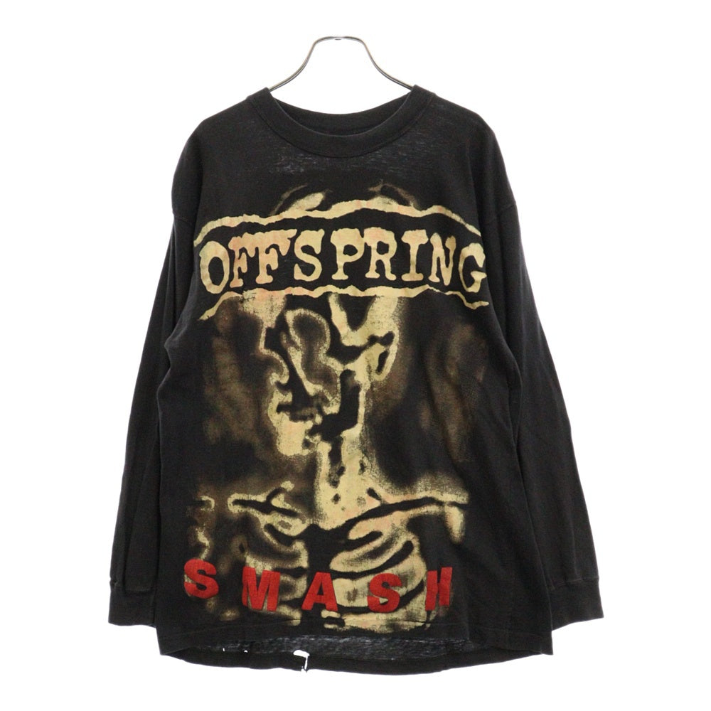 VINTAGE(ヴィンテージ) 90s THE OFFSPRING SMASH NAVY LS TEE オフスプリング 両面プリント長袖Tシャツ 長袖カットソー ブラック
