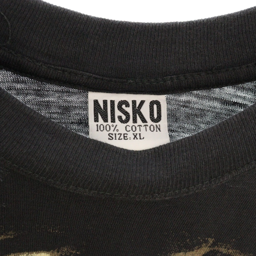 VINTAGE(ヴィンテージ) 90s THE OFFSPRING SMASH NAVY LS TEE オフスプリング 両面プリント長袖Tシャツ 長袖カットソー ブラック
