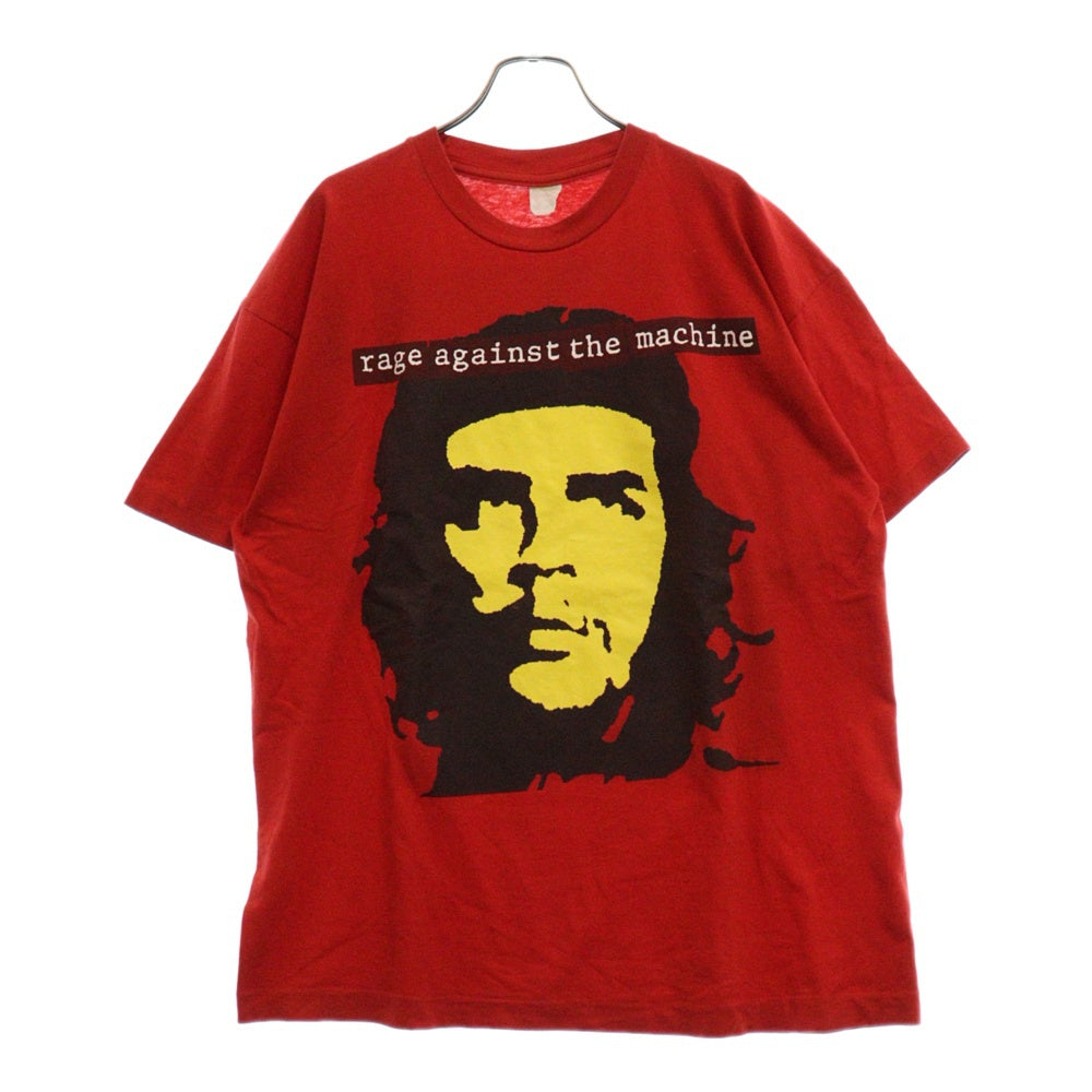 VINTAGE(ヴィンテージ) 90s RAGE AGAINST THE MACHINE CHE GUEVARA RED TEE レイジアゲインストザマシーン チェ ゲバラ 両面プリント 半袖Tシャツ カットソー レッド