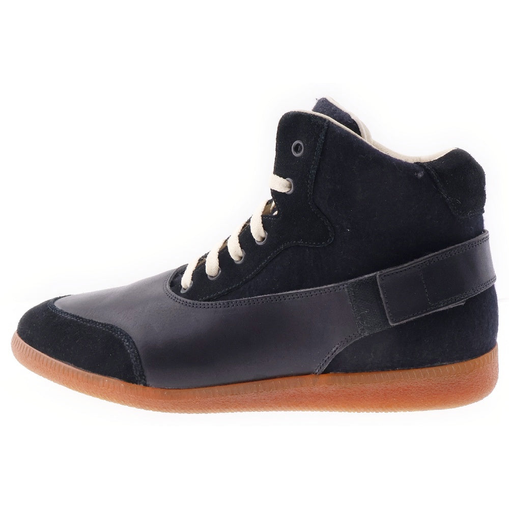 Maison Margiela 22(メゾンマルジェラ) ジャーマン ハイカット スニーカー ブラック