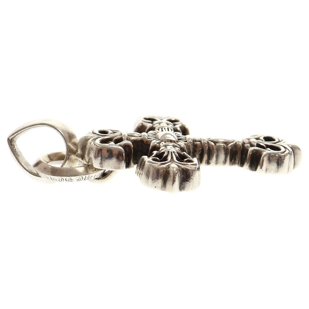 CHROME HEARTS(クロムハーツ) FILIG CROSS-XSM W BALE フィリグリークロスXSベイル wベイル シルバーネックレストップ